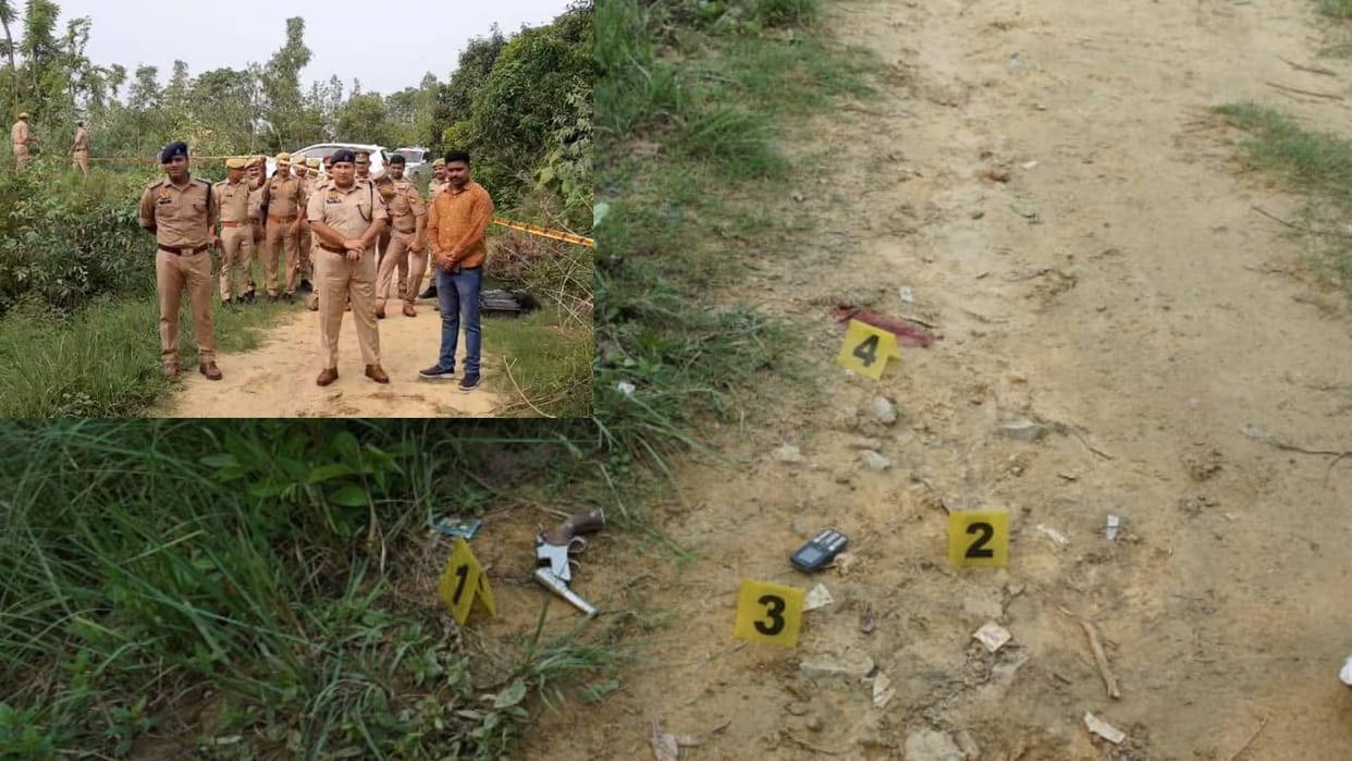 An alleged cow slaughter arrested after police encounter in Khairabad Sitapur.