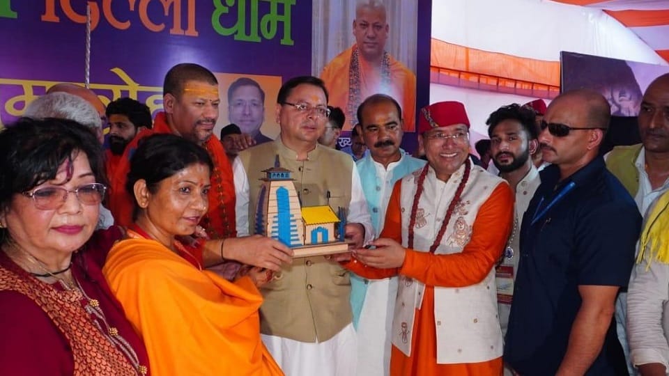 Kedarnath temple to be built in Burari CM Pushkar Singh Dhami laid the foundation stone