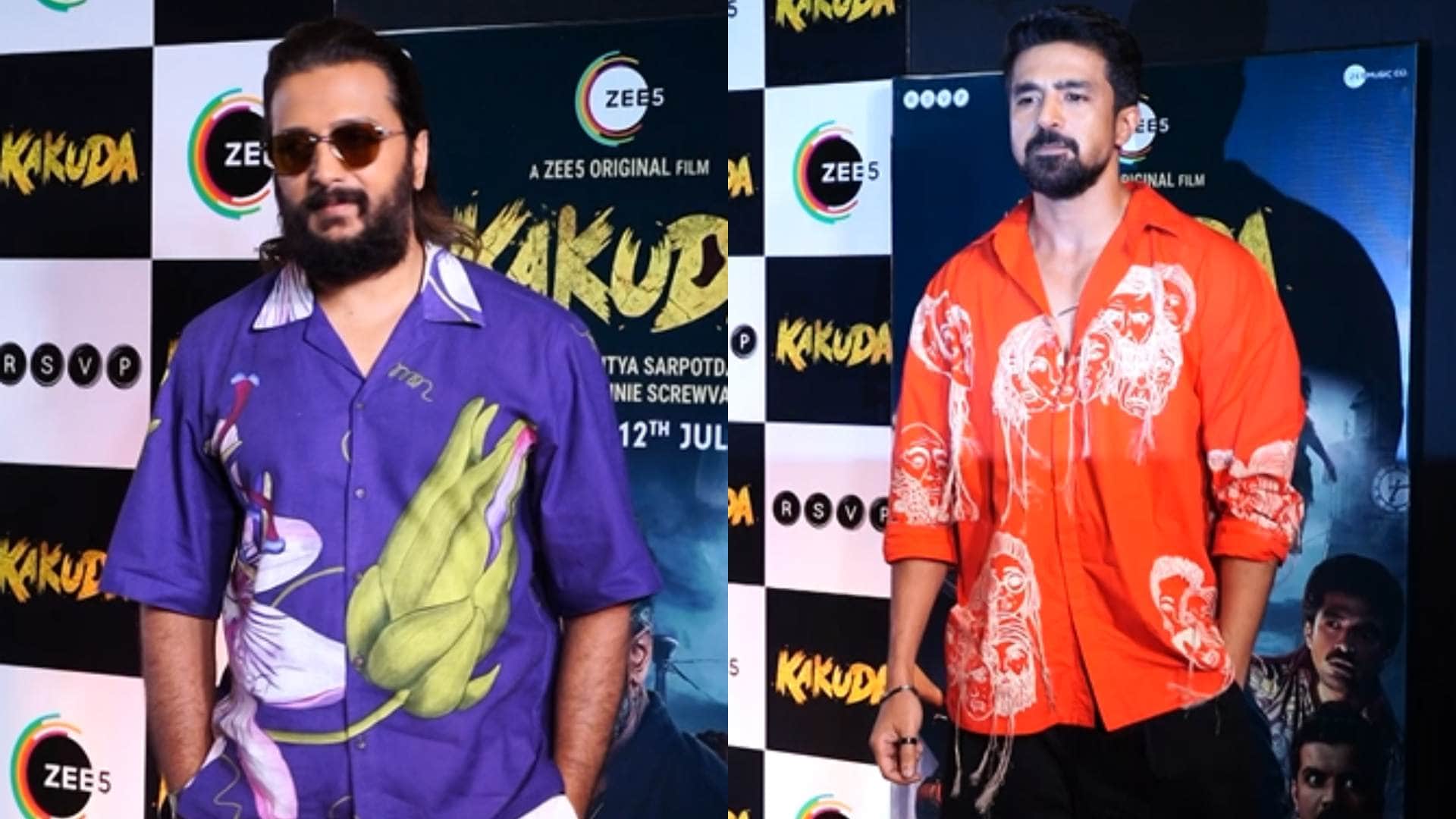 Kakuda Screening Sonakshi Sinha zaheer iqbal riteish deshmukh sharvari wagh Jibraan Khan on red carpet