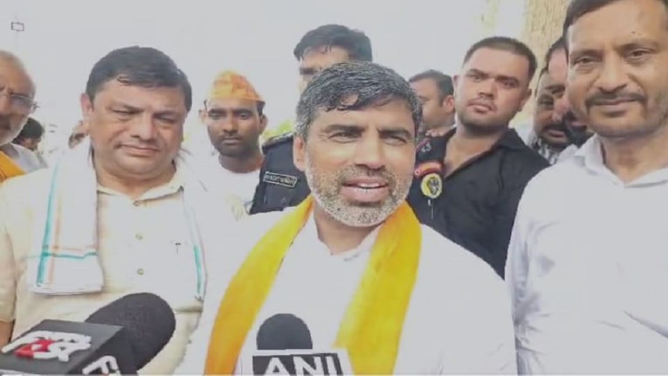 Panchayat Minister Mahipal Dhanda target congress on Hindu and muslim in Bahadurgarh
