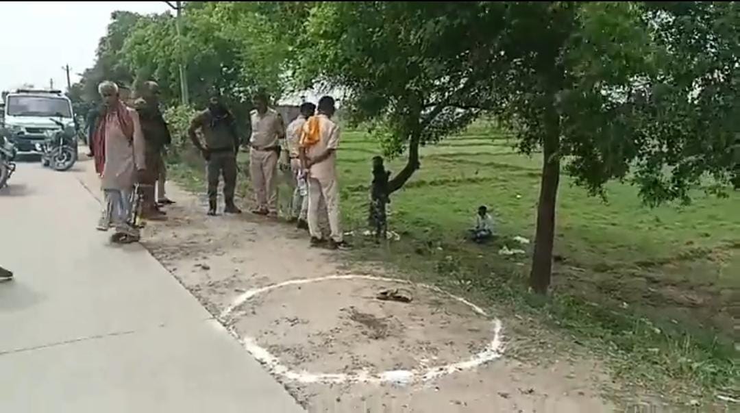 Gaya News: Body of a 35-year-old youth found on National Highway in Gaya