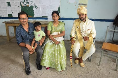 Sagar: After bidding farewell to the pavilion, the bride went straight to take the exam