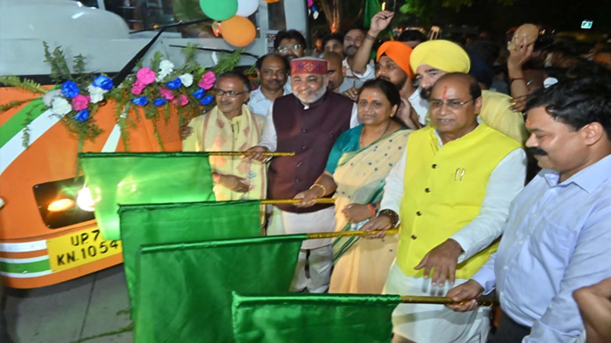 Transport Minister inaugurated Signature Greens City Bus Station