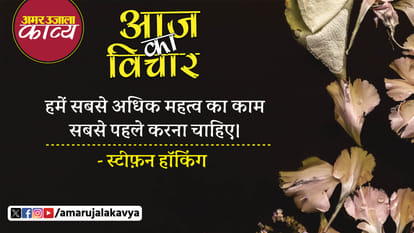 stephen hawking quote in hindi humein sabse adhik mahatva ka kaam sabse pahle karna chahiye
