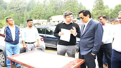 Kumaon Commissioner Deepak Rawat conducted on-site inspection of Sukhatal Lake nainital