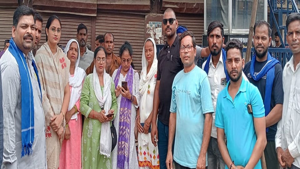 Uproar over demolition of Ambedkar statue in Aligarh