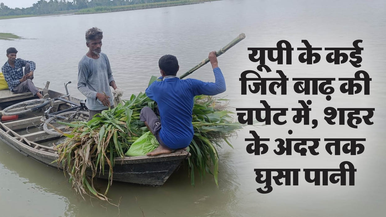 Flood in UP: Saryu, Rapti, Sharda, Garra rivers in spate, hundreds of villages affected, water penetrated deep
