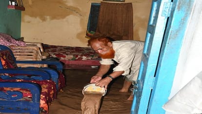 Debris entered people homes due to heavy rain in haldwani