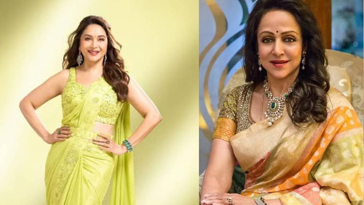 Actress Worked with Father and Son hema Malini Madhuri Dixit Sridevi Shilpa Shetty Rani Mukerji Dimple Kapadia