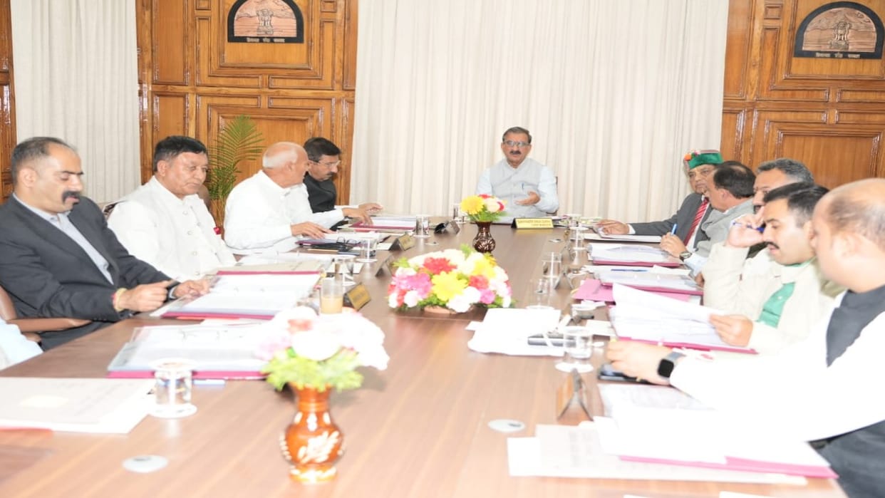 Himachal Cabinet meeting on Sunday 25th August 2024