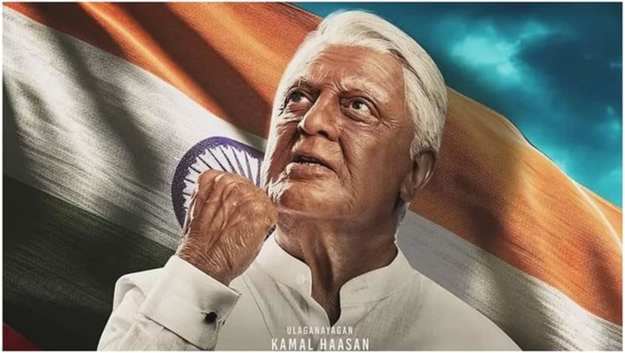 Shankar Shanmugam  directorial Indian 2 has the promising  glimpse of kamal Haasan starrer Indian 3 War Mode