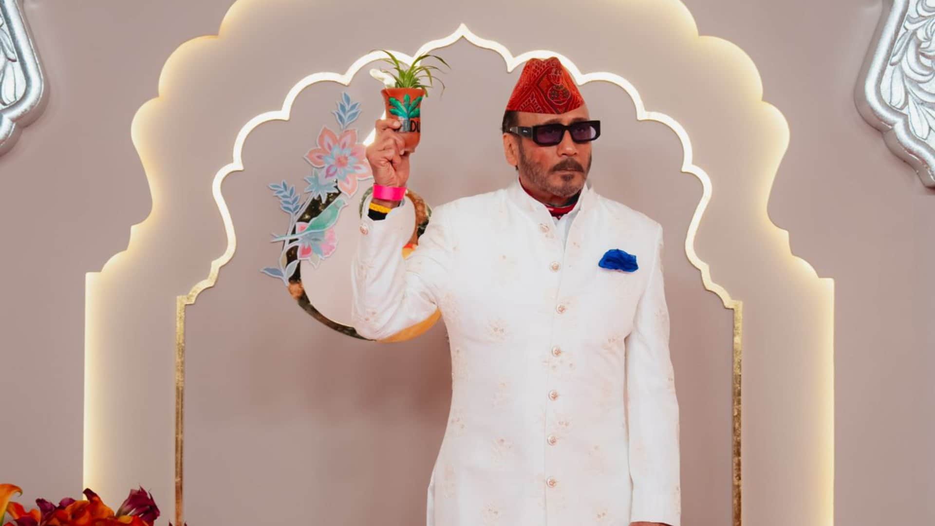 Anant Ambani Radhika Merchant Wedding Photos Ananya Panday Shahrukh Khan Jackie Shroff Salman Khan AR Rahman