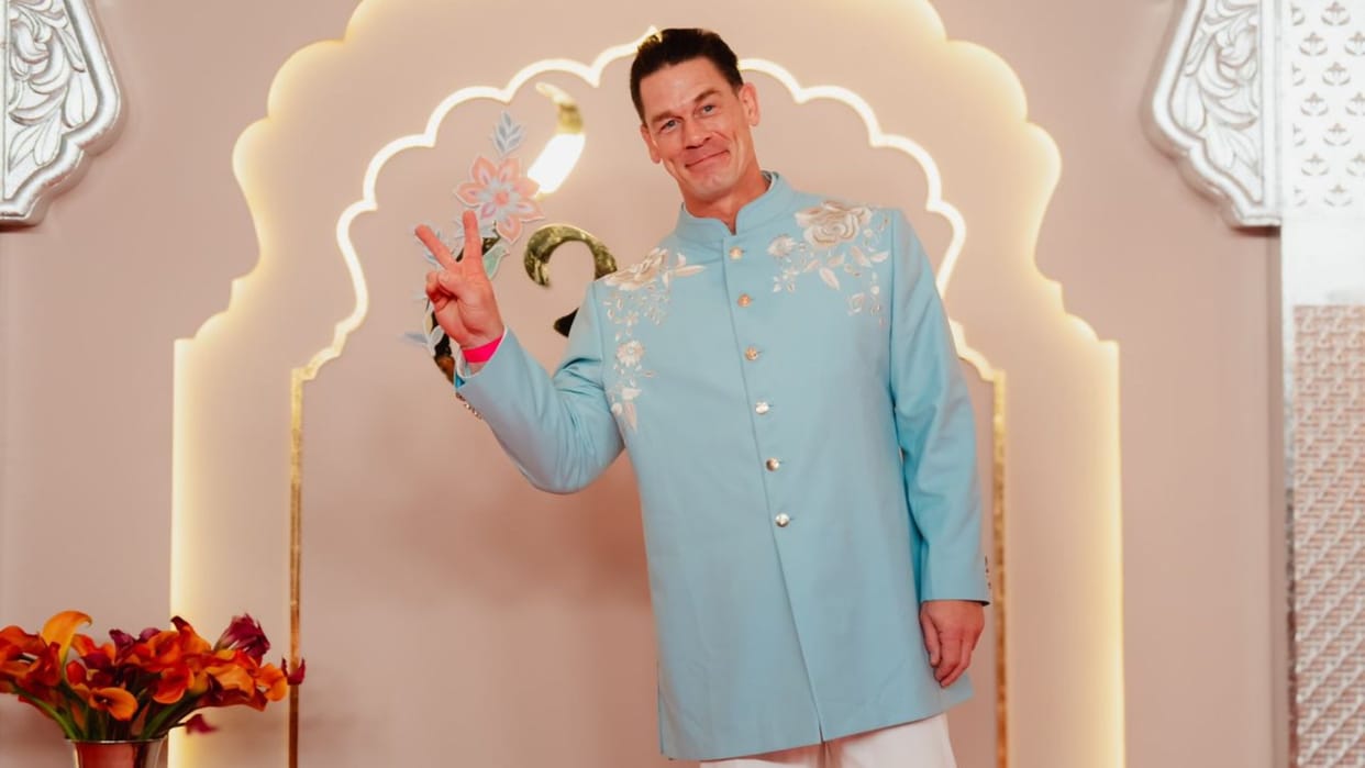WWE star John Cena talks about relishing Indian food at Ambani wedding last month vows to come back India soon