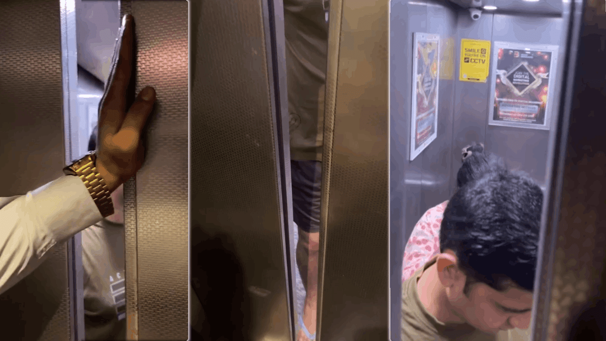 Two people got stuck in lift in Greater Noida West