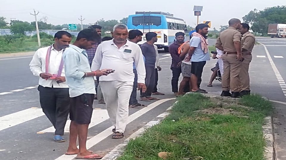 Laborer dies due to vehicle collision