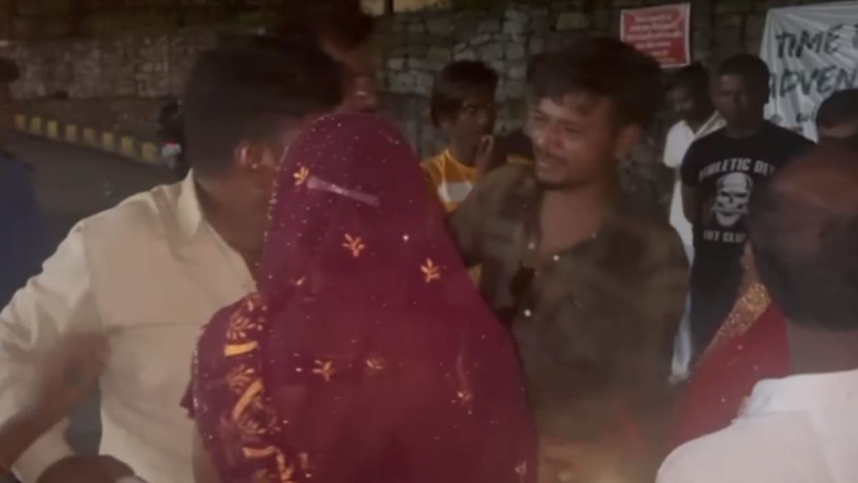 Miscreants entered Namo Ghat after pushing the security personnel marriage took place without permission