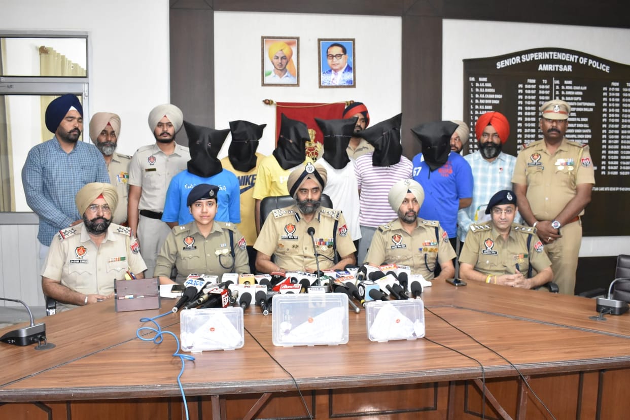 Amritsar police arrest six accused who planning to kill gangster Goldy Brar brother-in-law