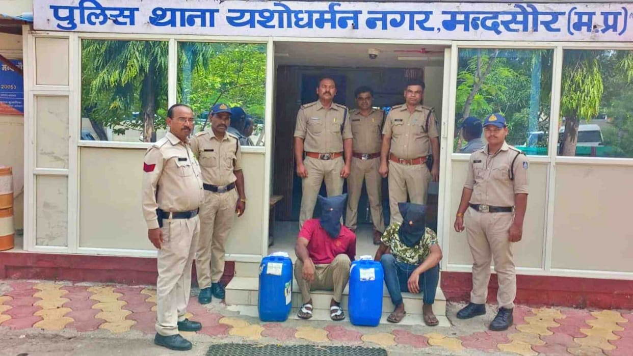 Mandsaur: Two members of interstate Mewat gang involved in robbery, kidnapping and attacking police arrested