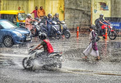Weather of UP: Warning of heavy rain with strong wind in the state, alert issued for these districts