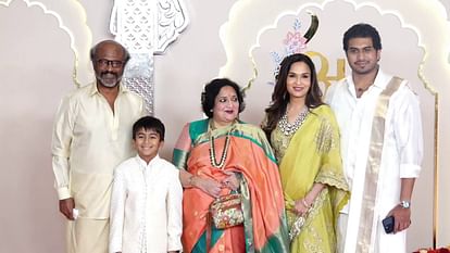 Anant Ambani Radhika Merchant Wedding Photos Ananya Panday Shahrukh Khan Jackie Shroff Salman Khan AR Rahman