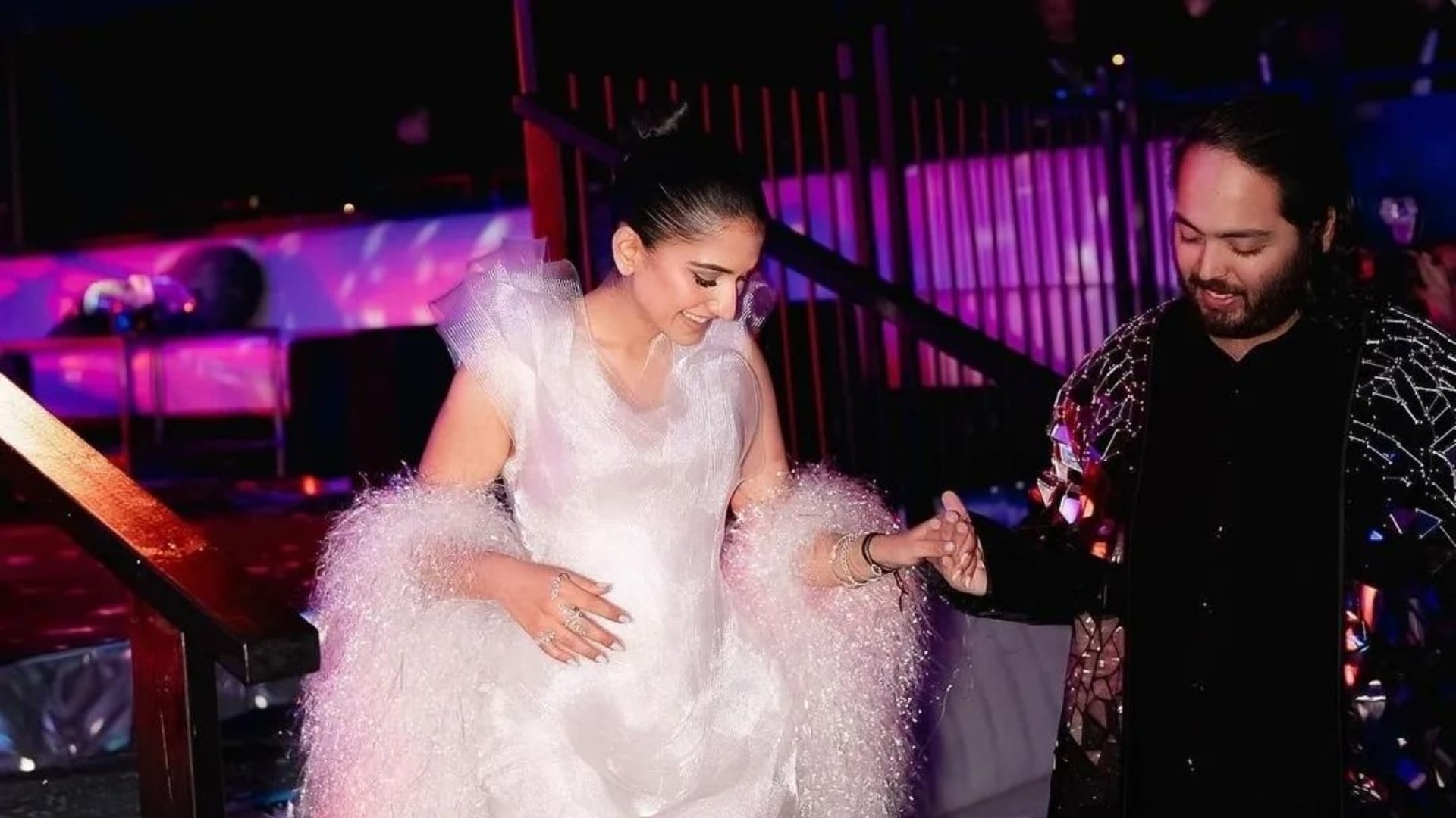 Kim Kardashian REACTS to Getting Mobbed in India Anant Radhika Wedding Videos Grand Welcome at Taj Mahal Hotel