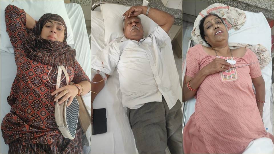 6 people injured in three separate road accidents in Jewar