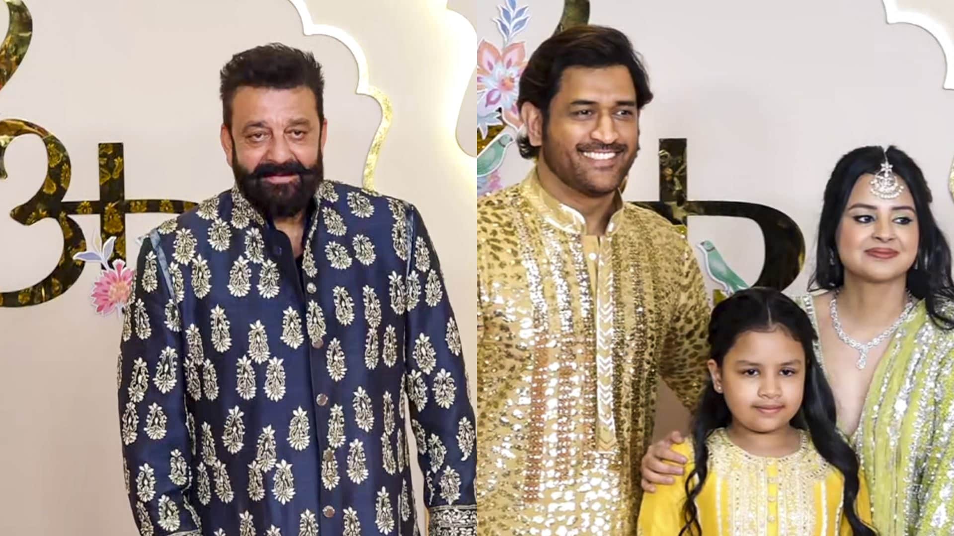 Anant Ambani Radhika Merchant Wedding Photos Ananya Panday Shahrukh Khan Jackie Shroff Salman Khan AR Rahman