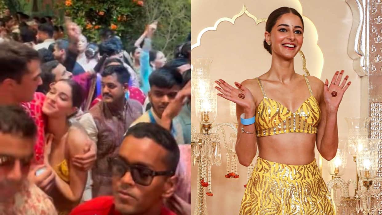 Is this foreigner guest who came to Anant Radhika's wedding Ananya Pandey's new love users are investigating A