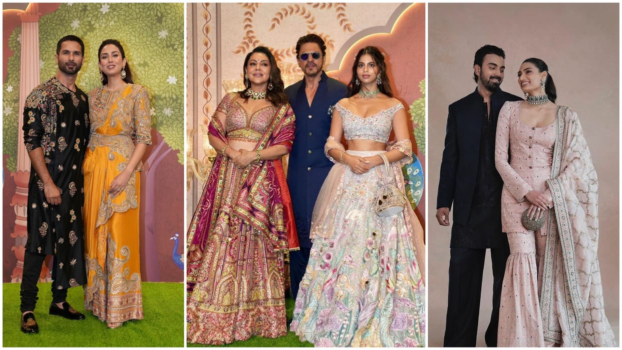 Anant Radhika Reception Celebrity Couples Reached Shubh Ashirwad Ceremony