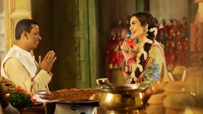 Anant Radhika Wedding Kashi Ghat Chaat Paan and replica of Baba Vishwanath part of wedding rituals