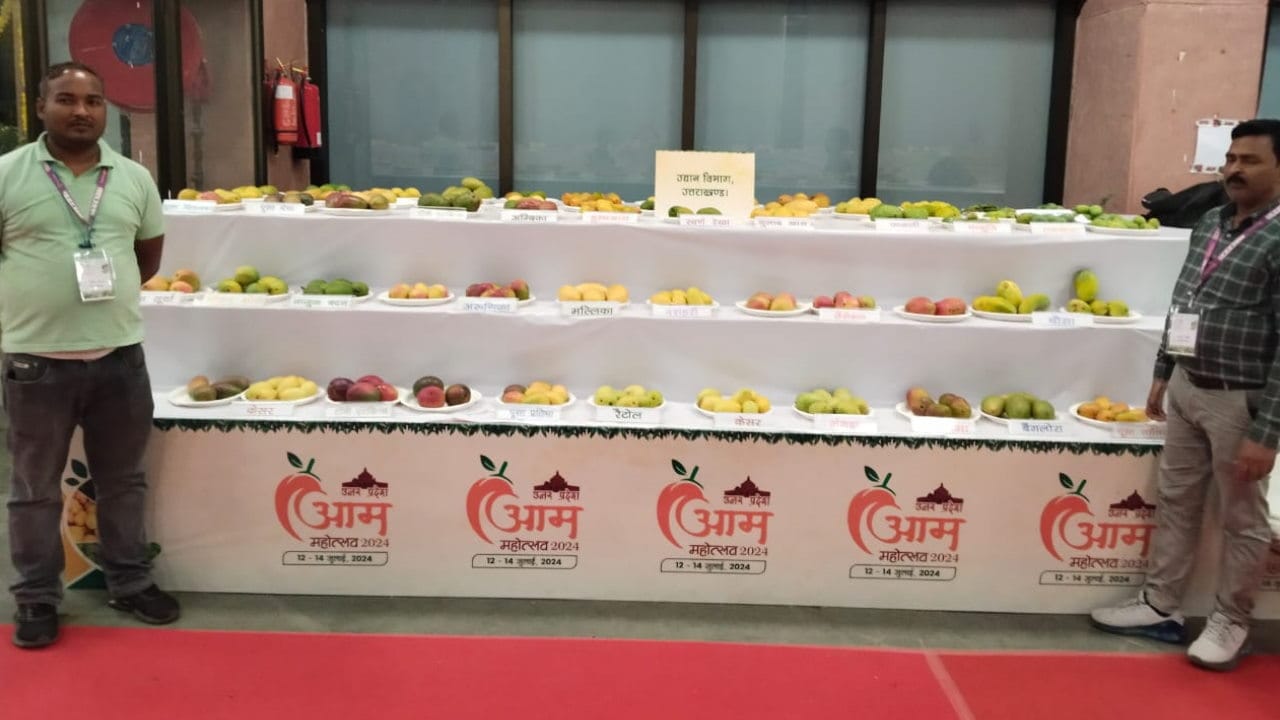 CM Yogi recognized Yamkeshwar mango at Mango Festival and said this is from my birthplace
