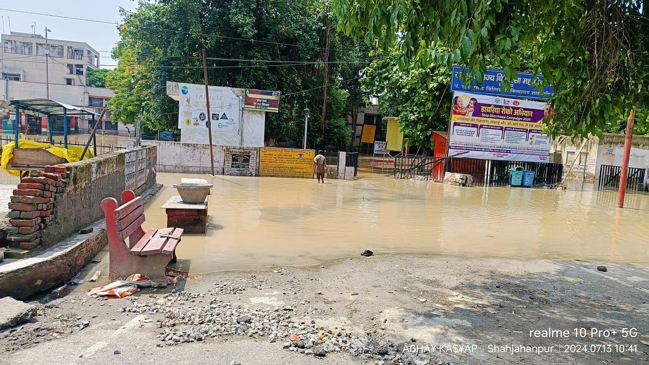 floods updates Flood water started receding in Shahjahanpur