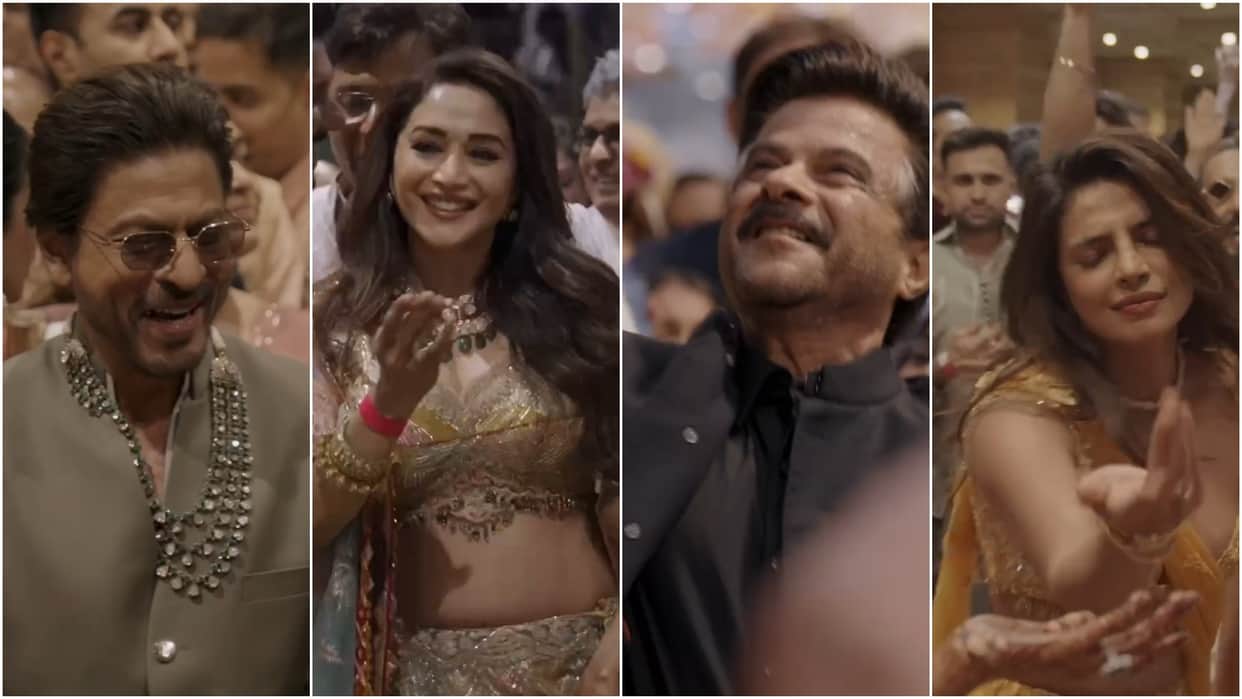 Anant Radhika wedding bollywood and hollywood celebs dancing in baraat madhuri dixit priyanka chopra