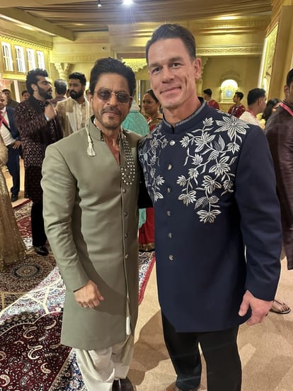 जॉन सीना और शाहरुख खान