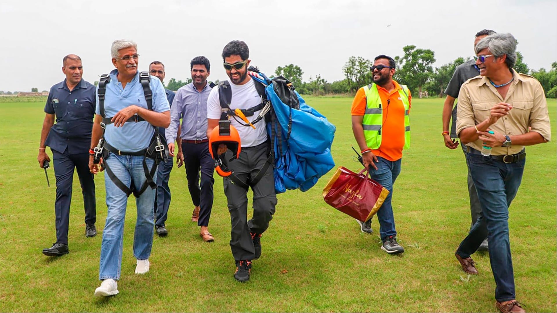 Tourism minister Shekhawat takes part in tandem skydiving, says will boost tourism