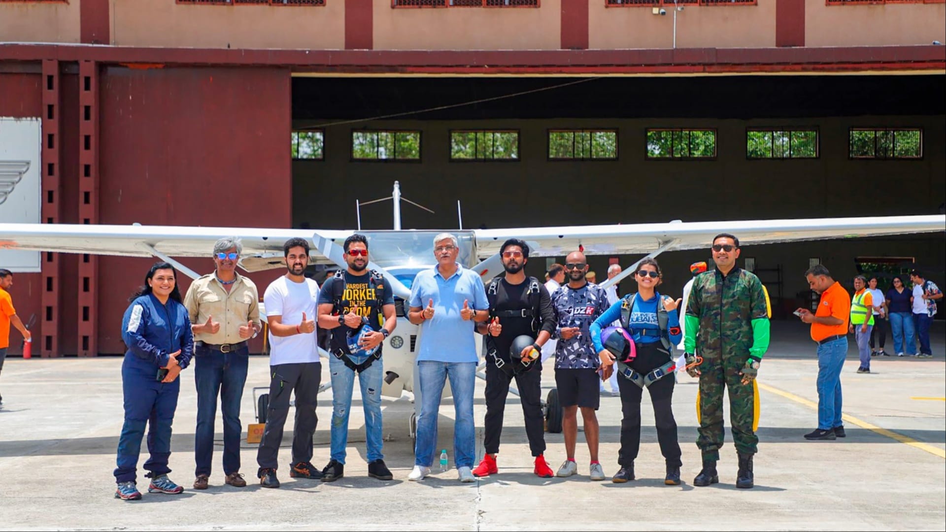 Tourism minister Shekhawat takes part in tandem skydiving, says will boost tourism