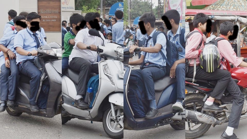 Moradabad: Minors driving vehicles recklessly, no challan six months, transport department officials unaware