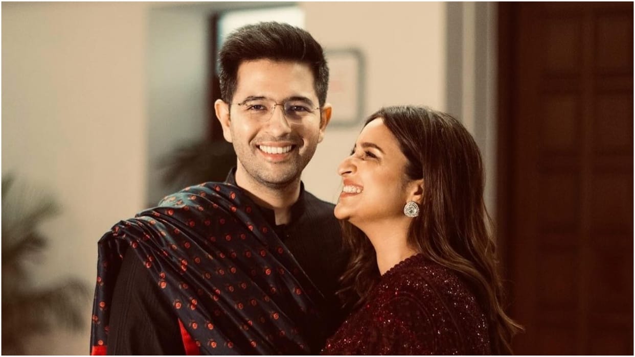 Parineeti Chopra shares Raghav chadha video says From watching shows to watching his parliamentary speeches