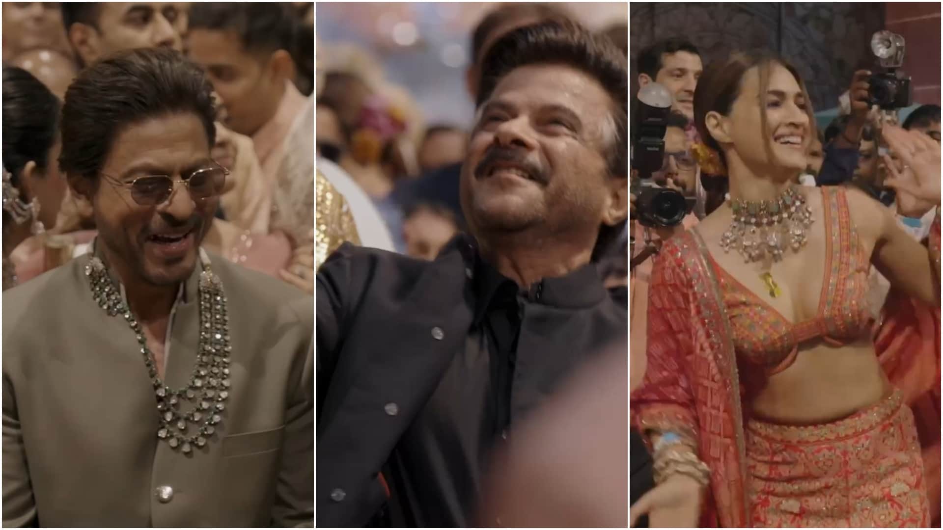 Anant Radhika wedding bollywood and hollywood celebs dancing in baraat madhuri dixit priyanka chopra