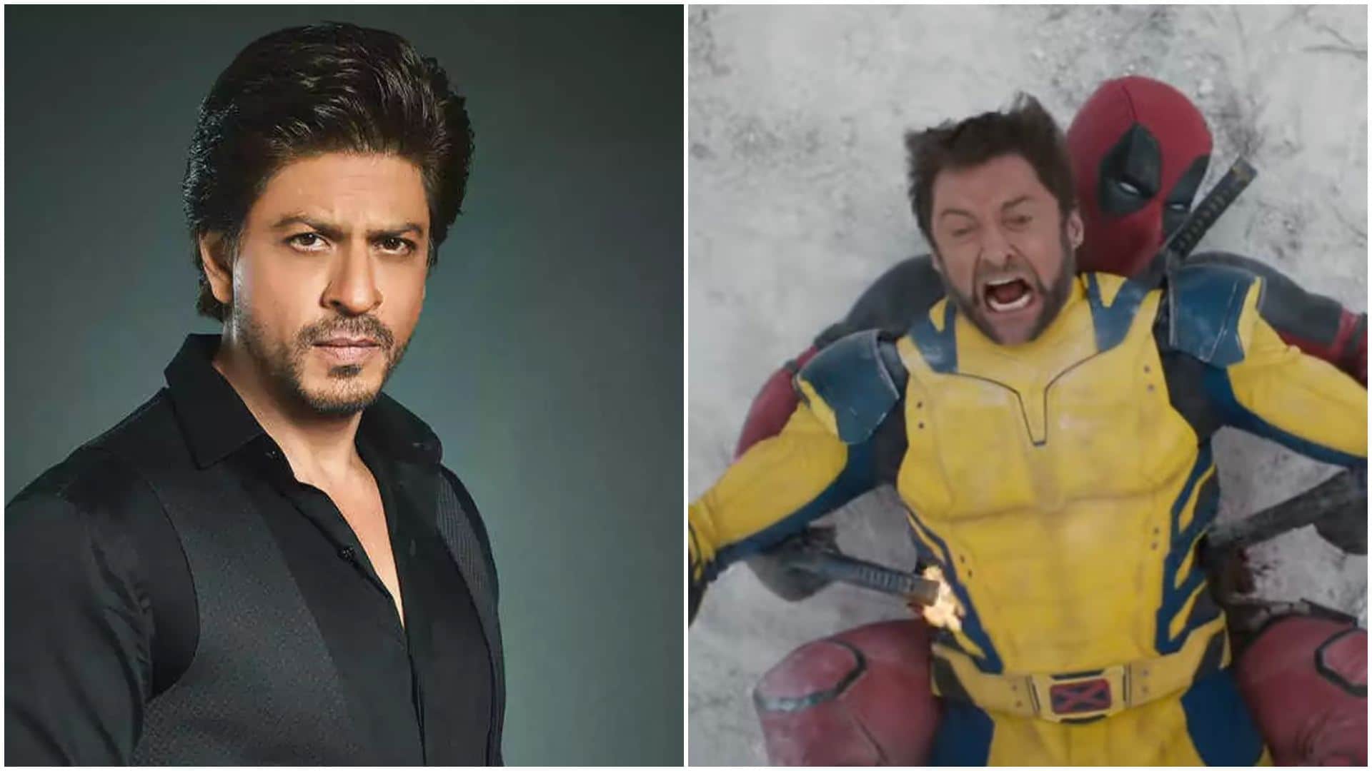 shah rukh khan praised Marvel Cinematic Universe film Deadpool and Wolverine actor Hugh Jackman