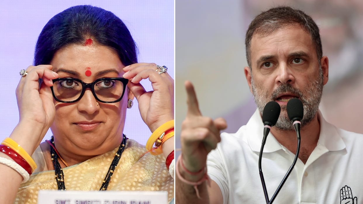 Politics: In the name of Smriti Irani, Rahul Gandhi told BJP about its dignity