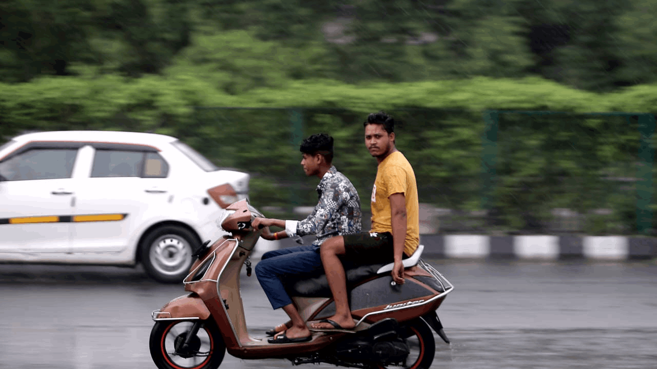 Heavy rains in Delhi NCR brought relief from the scorching heat See photos