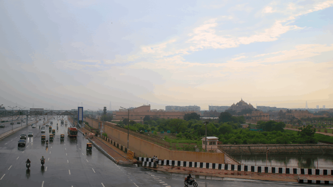 Heavy rains in Delhi NCR brought relief from the scorching heat See photos