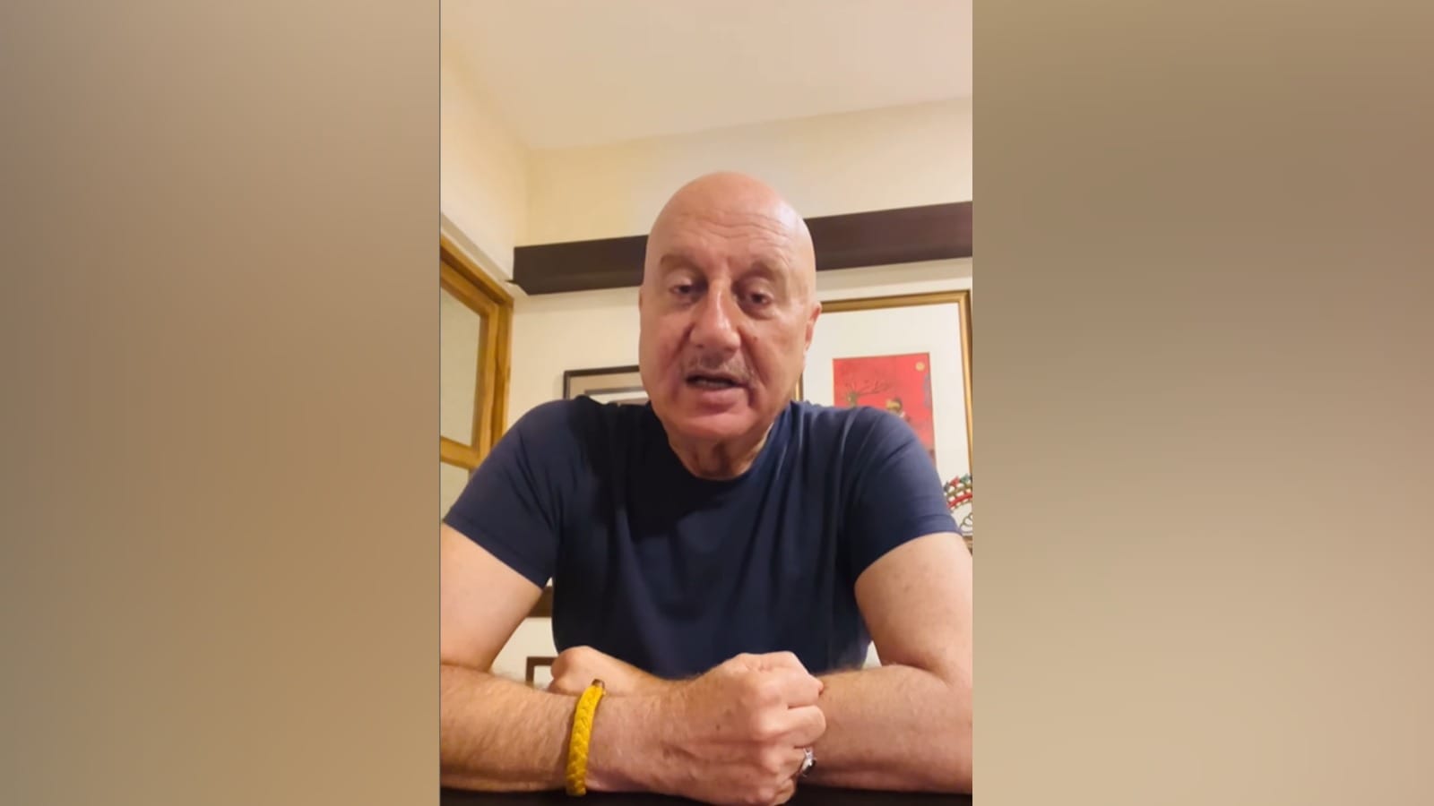 Anupam Kher shared videos of Anant Ambani Radhika Merchant Shubh Ashirwad ceremony praise of Mukesh Ambani
