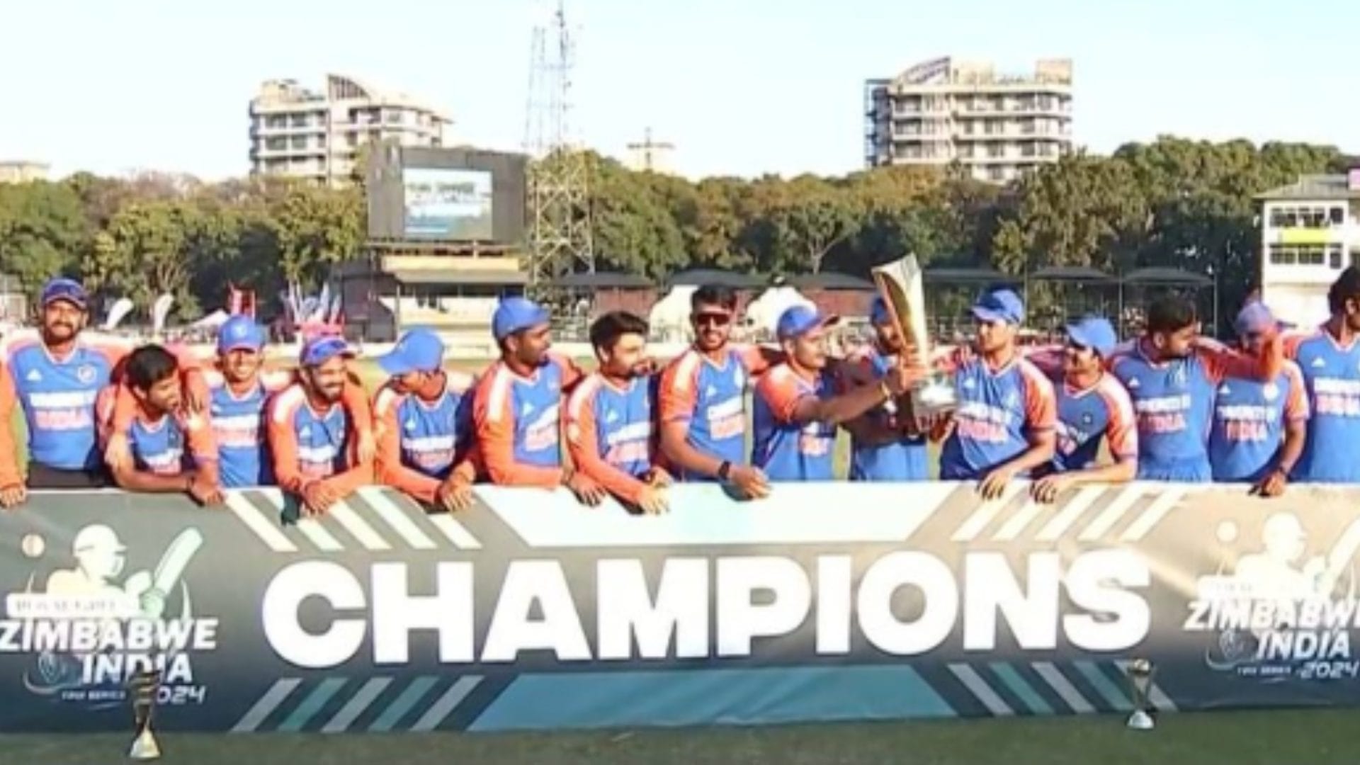 IND vs ZIM: Shubman Gill carrying the tradition of Dhoni-Kohli Rohit, handed over the trophy to the debutants