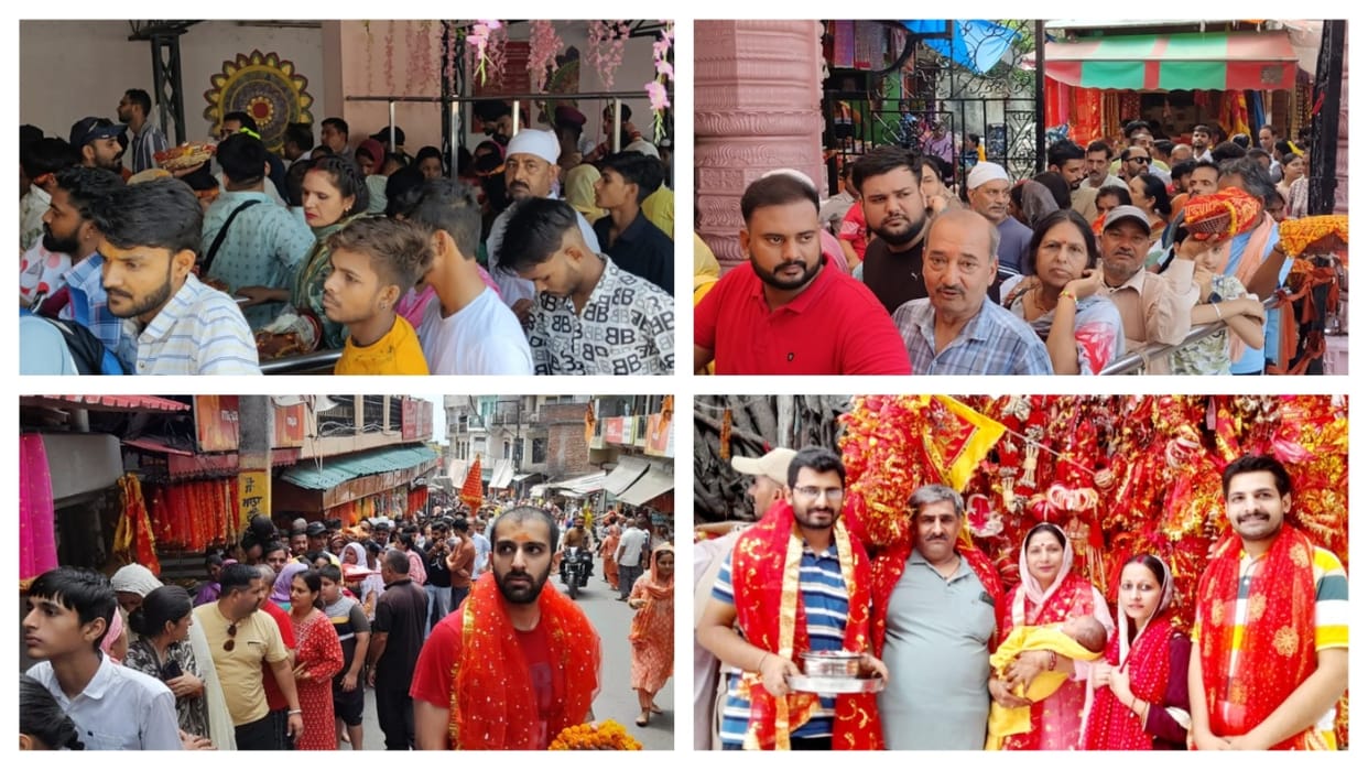 Himachal News Crowds gathered in Shakti Peeths 59 thousand devotees paid obeisance