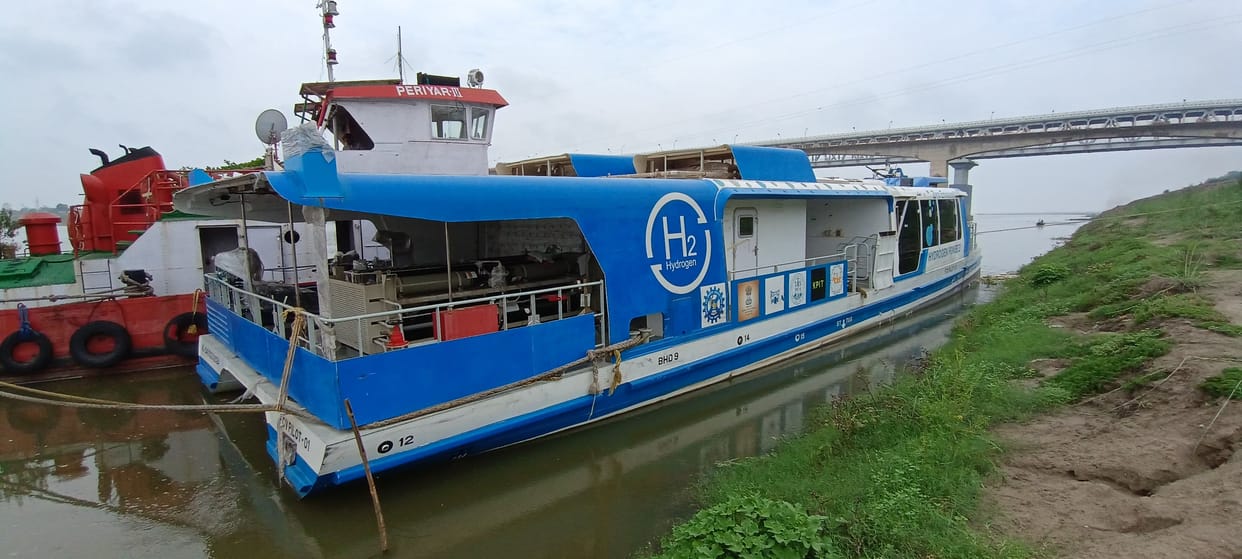 hydrogen ship departed from Ghazipur will reach Kashi today