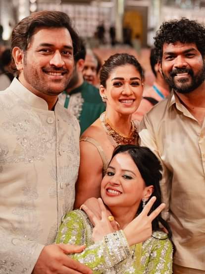 नयनतारा ने धोनी-साक्षी के साथ साझा की तस्वीर