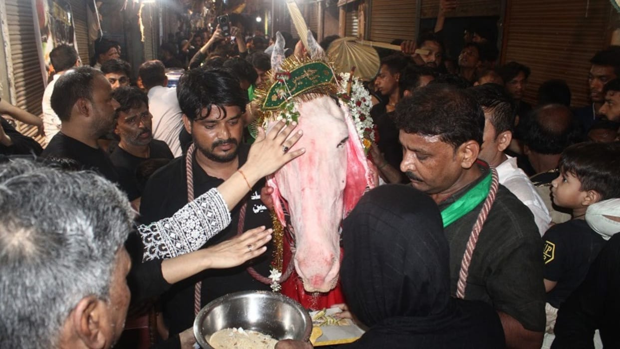 Duldul historic procession started in varanasi visit eight police stations for 42 hours cool down on 15 july