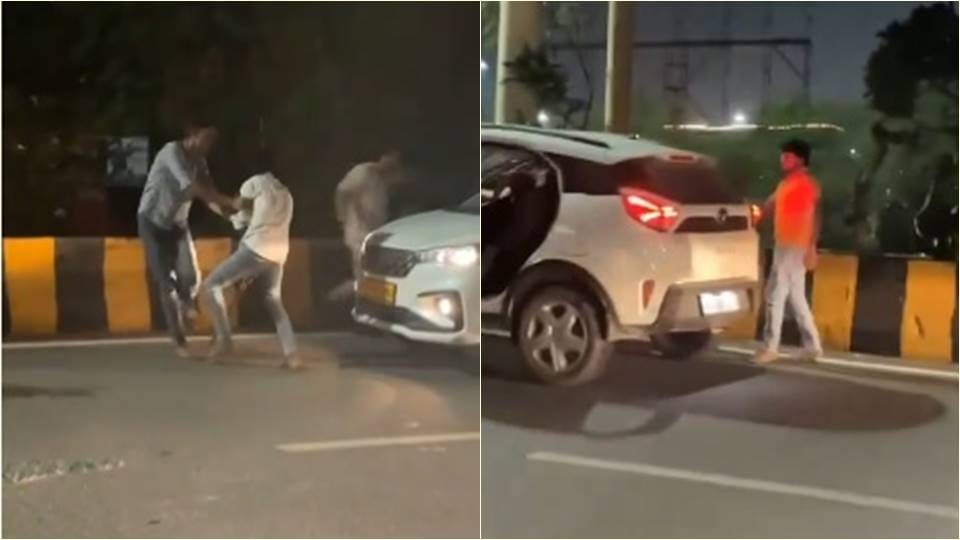 Assault with car driver in Indirapuram Kotwali area